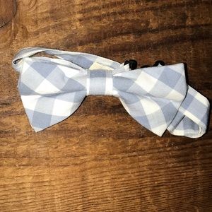 Crew cuts little boys blue checkered bow tie